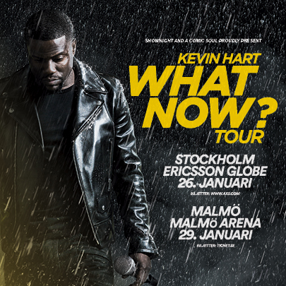 Kevin Hart  ”What Now? Tour” – Malmö Arena 29 Jan